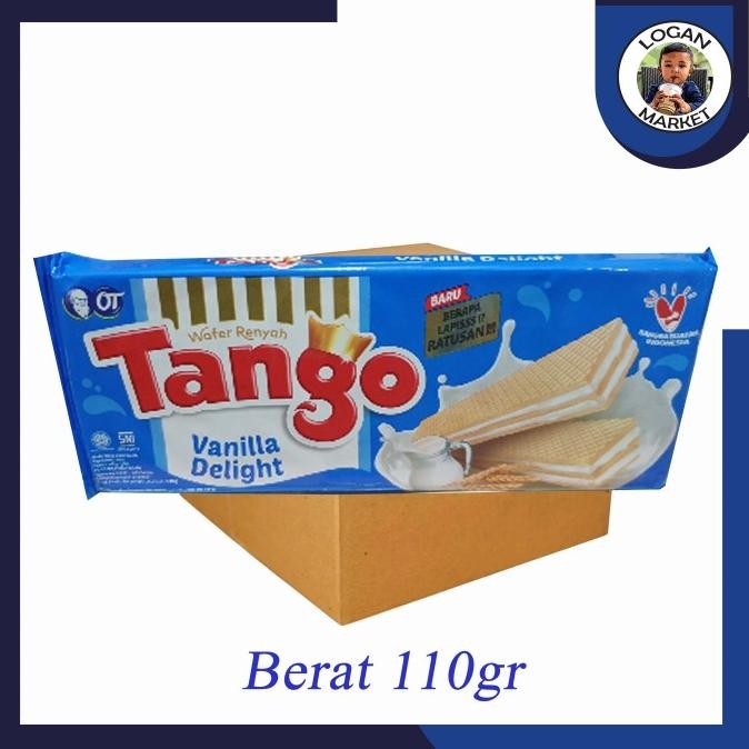 

Grosir Dus Karton Tango Long Wafer Vanilla Vanila 130Gram 130 Gram Isi 24