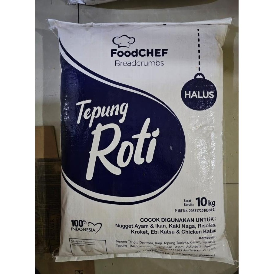 

Sale Tepung Roti / Panir / Breadcrumb 10 Kg Mixed Murah Bread Crumb