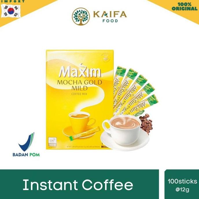 

Grosir Maxim Mocca Gold Coffee Korea - Kopi Instan Kas Korea