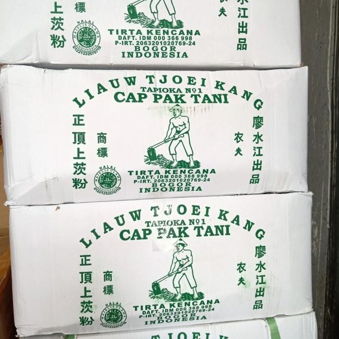

Promo Tapioka Pak Tani Liauw Tjoei Kang 1 Dus 25 Kg
