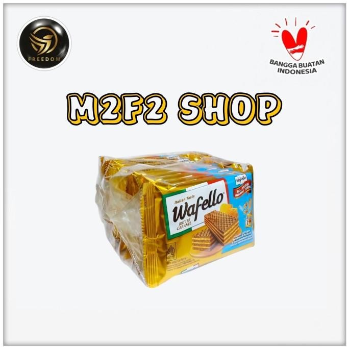 

Grosir Roma Wafer Wafello Butter Caramel | Krim Karamel - 43 Gr (Karton)