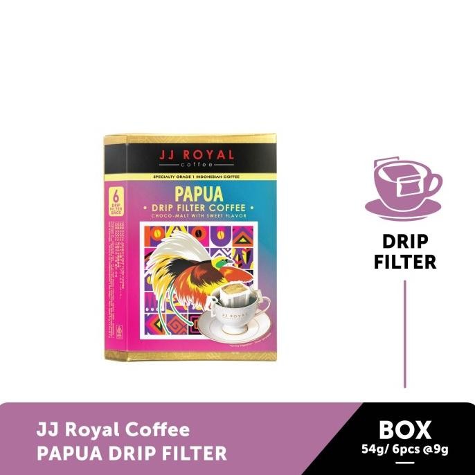 

Promo Jj Royal Coffee Papua Arabica Drip Filter Inner Box 6Sch