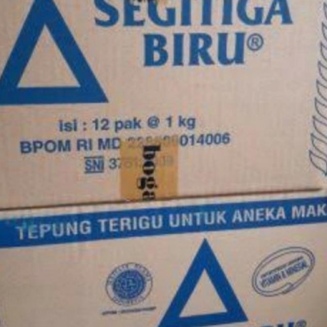 

Grosir Tepung Bogasari Segitiga Biru Ekonomis 1Kg X 12