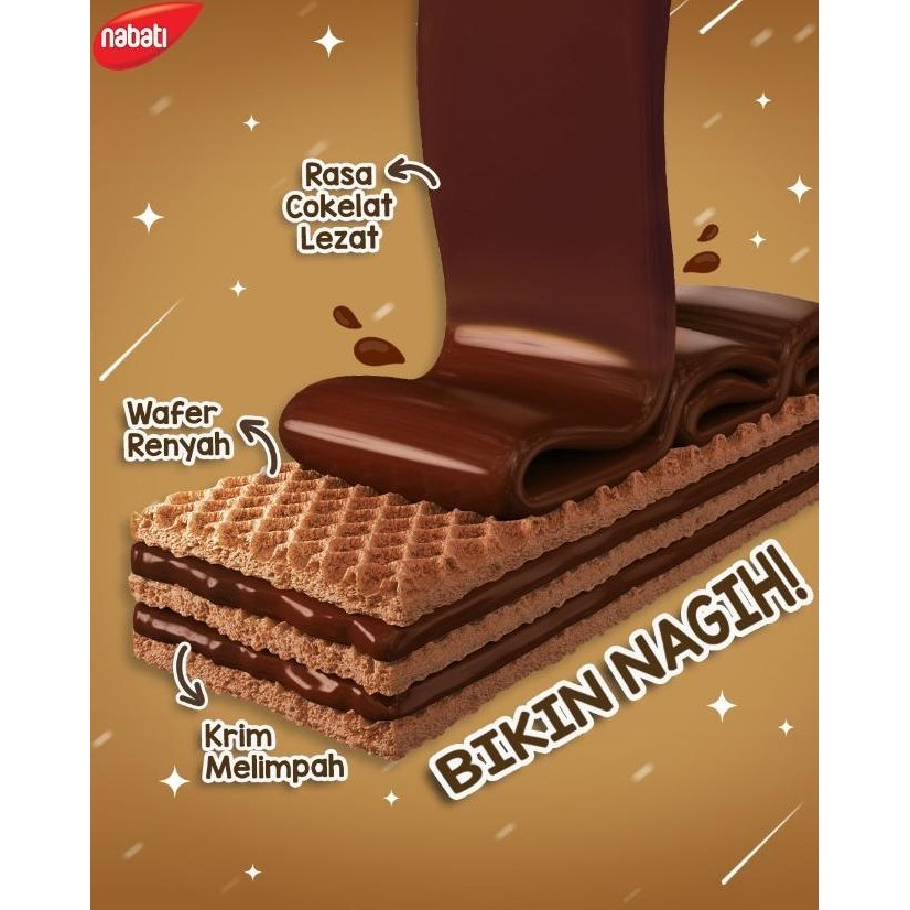 

Murah [Bundle Pack Isi 10] Nabati Wafer Richoco 122Gr
