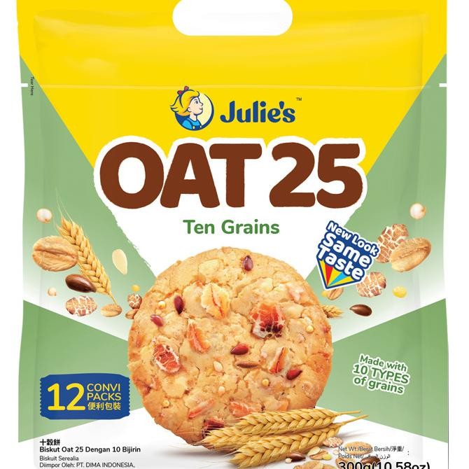 

Grosir Biskuit Julie'S Oat Rasa Strawberry/Chocolate/Ten Grain 300 Gr