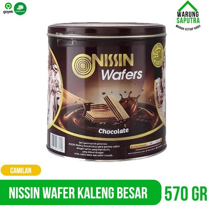 Sale Nissin Wafer Chocolate Kaleng Besar 570G