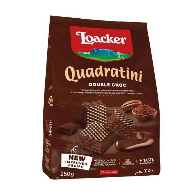 

Murah Loacker Quadratini Double Choco 250Gr