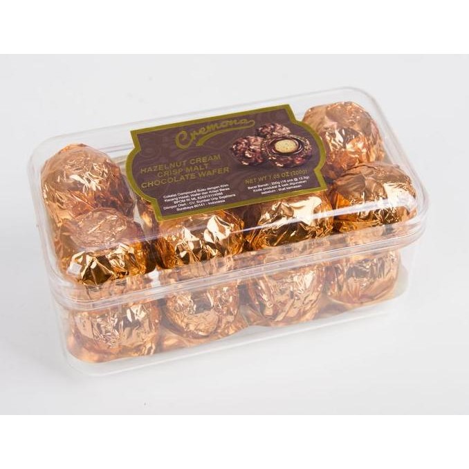 

Sale Cremona Hazelnut Cream Crips Malt Wafer Ball Square T16 200Gr