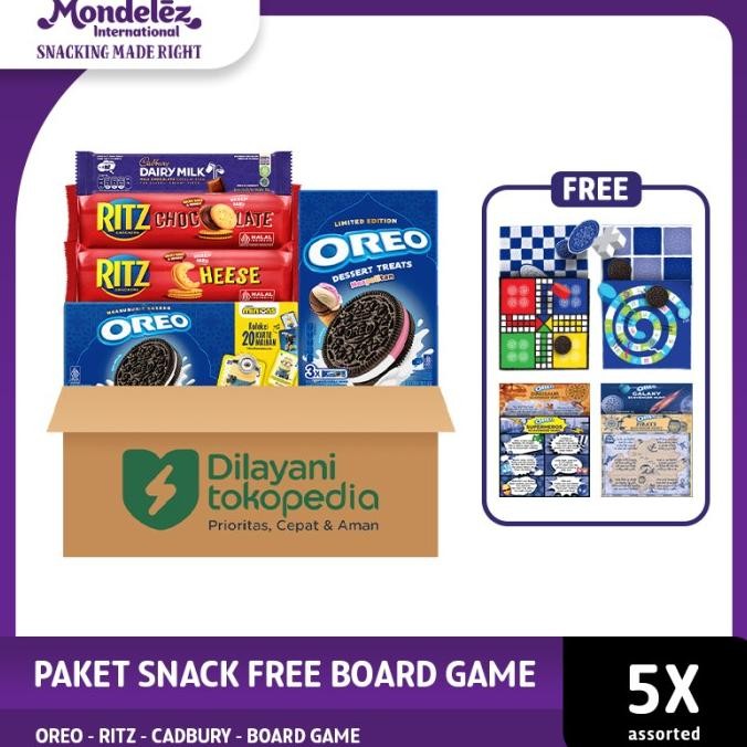 

Promo Paket Snack Berbuka Puasa Oreo Cadbury Dan Ritz - Free Board Game