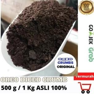 

Grosir Choc Diced Crumb Original 1 Dus | 12 Kg Crumb Black Cookies Kasar