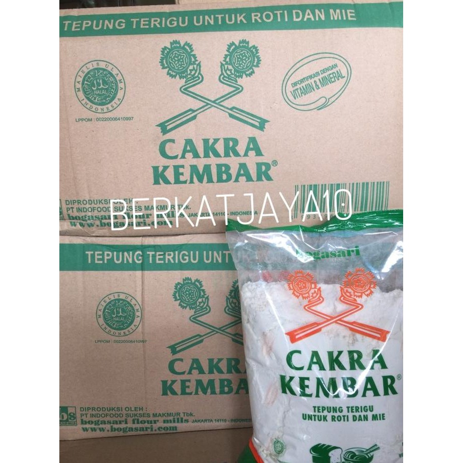 

Sale Tepung Terigu Cakra Kembar Ekonomis 1 Dus Isi 12X1Kg Gojek Only