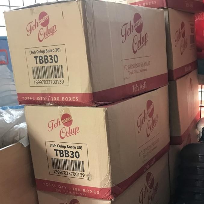 

Sale Teh Celup Sosro @30Pcs - 1 Dus Isi 100 Box