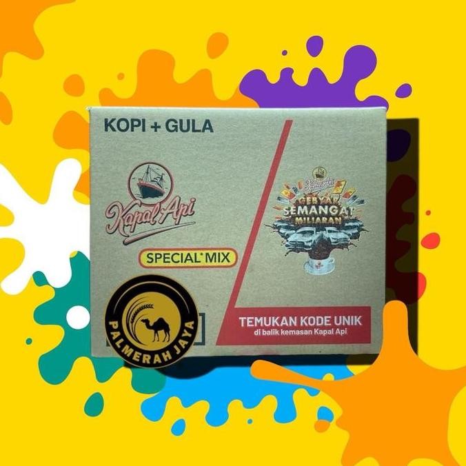 

Murah Kopi Kapal Api Special Mix 4Dus [120Pcs/1Dus]