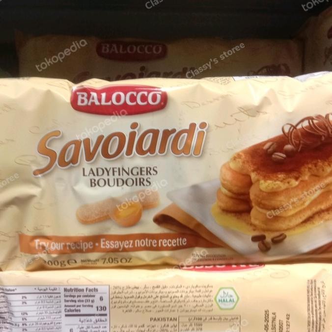 

Grosir Balocco Savoiardi Lady Finger 200 Gr