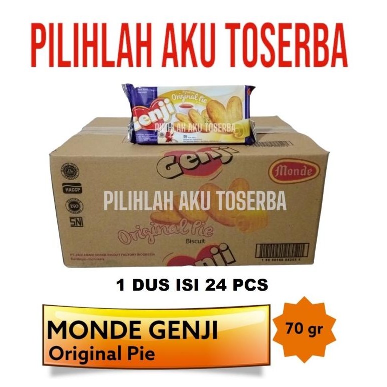 

Sale Biskuit Monde Genji Original Pie - ( Harga 1 Dus Isi 24 Pcs )