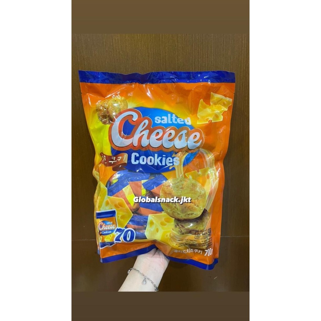 

Grosir Naraya Salted Cheese Cookies Biskuit 700G Isi 70Pc