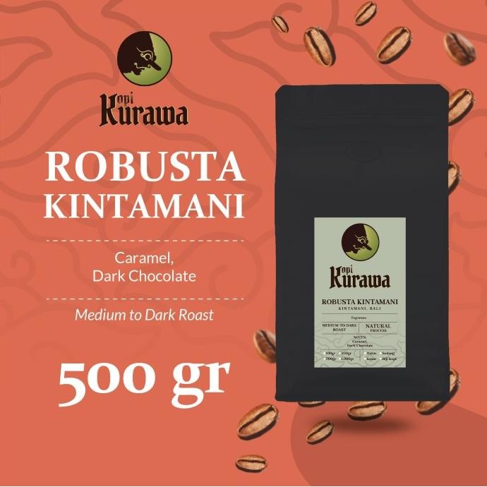 

Sale Kopi Robusta Bali Kintamani Coffee Roast Bean Espresso Biji Bubuk 500G
