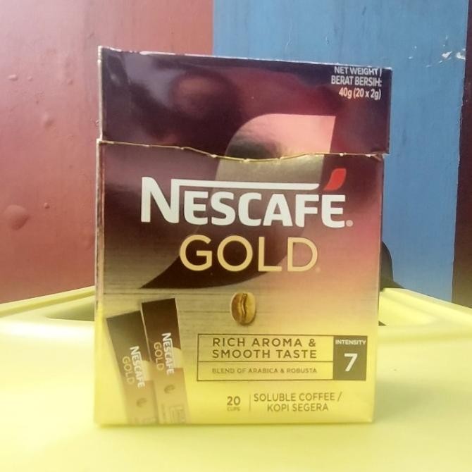 

Promo Nescafe Gold Rich And Smooth Box (20X2Gr) Nescafe Gold Rich & Smooth Kopi Segera For 20 Cup