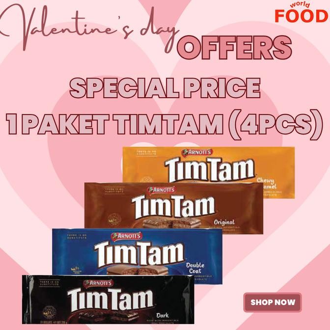 

Grosir * Valentines Day Special Price Timtam Pack (4Pcs)200Gr*