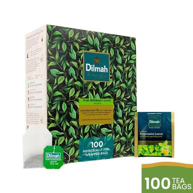 

Sale Dilmah Infusion Tea Pure Peppermint - Foil Envelope 100S - Teh Celup