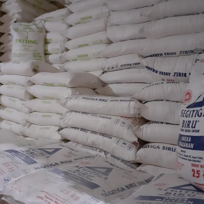 

Grosir Gosend Terigu Segitiga Biru - 25 Kg (Karung)