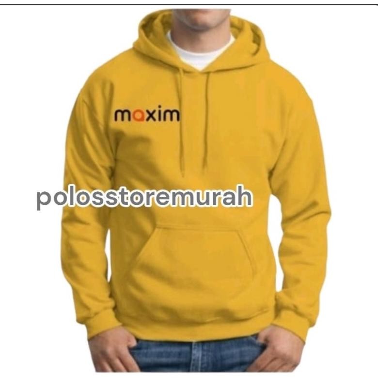Jaket Hoodie Sweater Jumper Distro Maxim Ojol Ojek Online Polos Custom