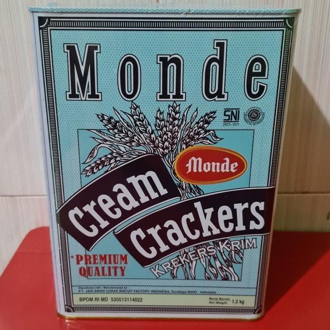 

Promo Monde Cream Crackers 1200Gr/Biskuit Monde