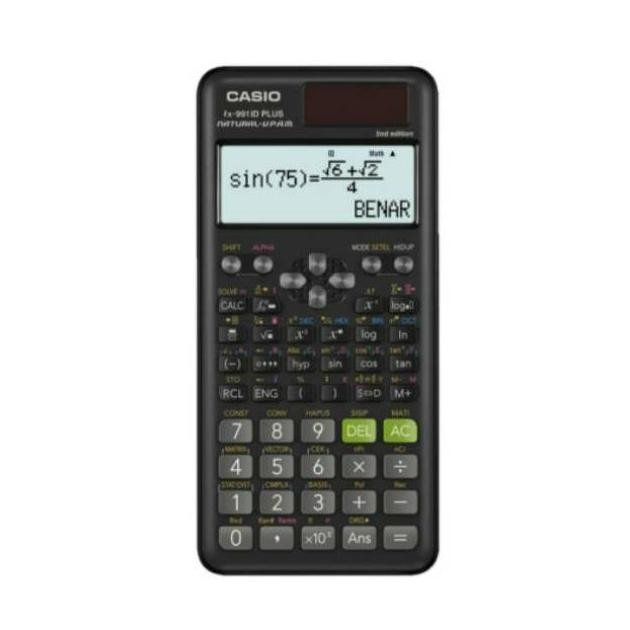 

dg-78 gha-65 Original Casio FX 991 ID Plus Kalkulator Ilmiah/Sekolah - Scientific Calculator Terlaris Premium