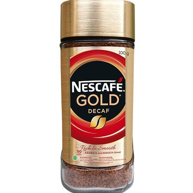 

Murah Kopi Hitam Bubuk Rendah Kafein Nescafe Gold Premium Coffee 100 G Decaf