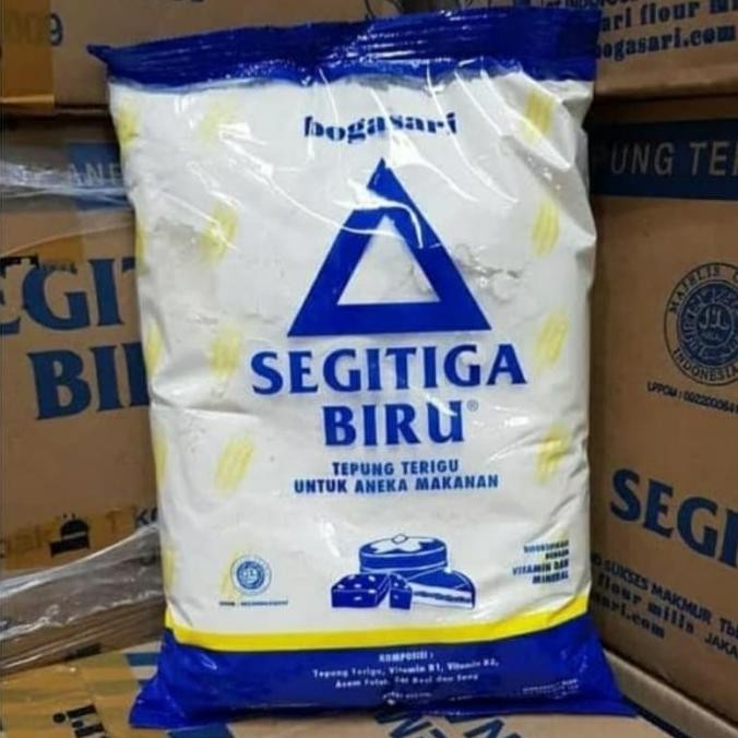 

Promo Tepung Terigu Segitiga Biru Bogasari 1 Kg Dus Karton Isi 12 Kg
