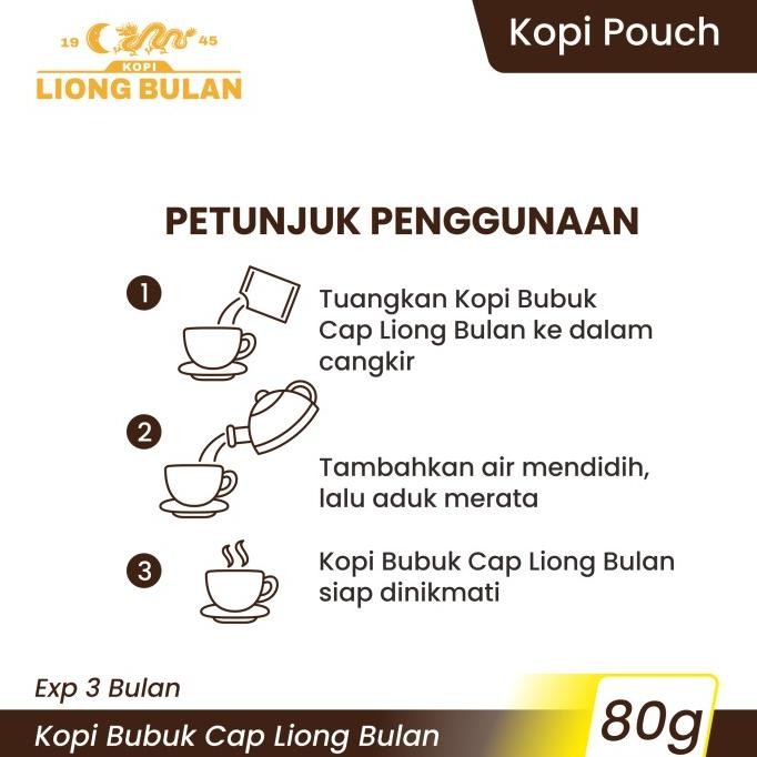 

Sale Kopi Liong Bulan 80 Gr (Isi 10 Pcs) Tanpa Gula
