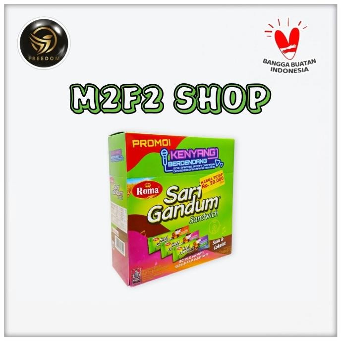 

Grosir Roma Biskuit Sari Gandum Sandwich Susu Dan Cokelat - 39 Gr