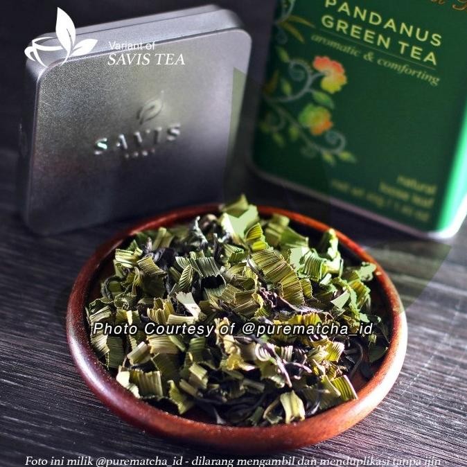

Murah Savis Tea - Premium Pandanus Green Tea Kaleng 40Gr Teh Hijau Pandan