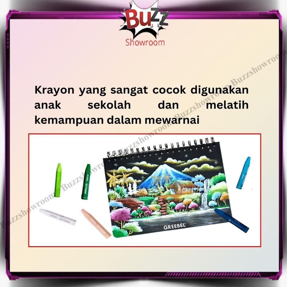 

dg-78 et-12 Kids Oil Pastel Crayon Greebel 24 warna krayon mini Anak 24w Sale Sale