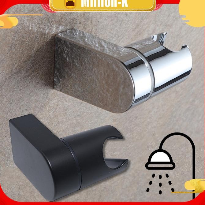 Holder Shower Dudukan Shower Penyangga Kepala Shower Gantungan Shower Abs Chrome 360 Derajat Co