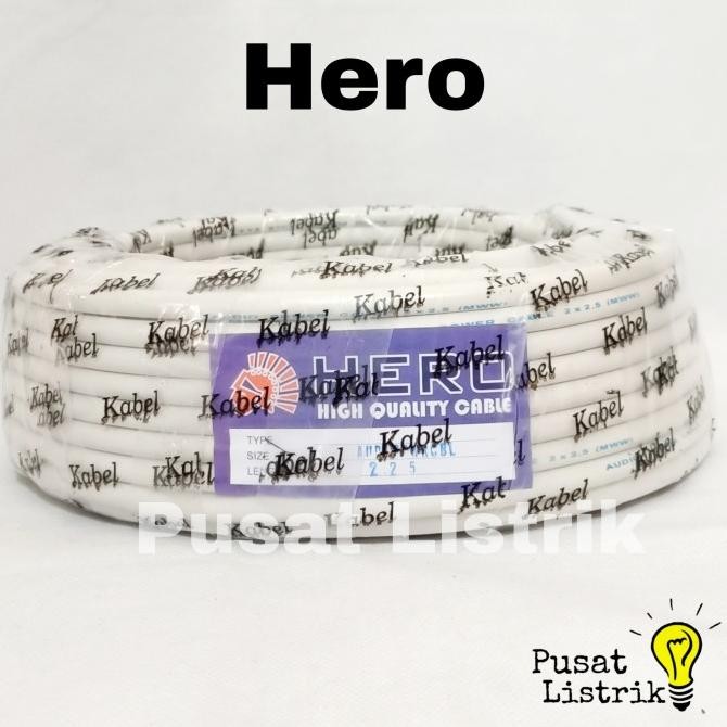 Kabel NYM 2x2,5mm 30meter Hero Kabel Audio Kawat Hero 2x2,5mm 30m
