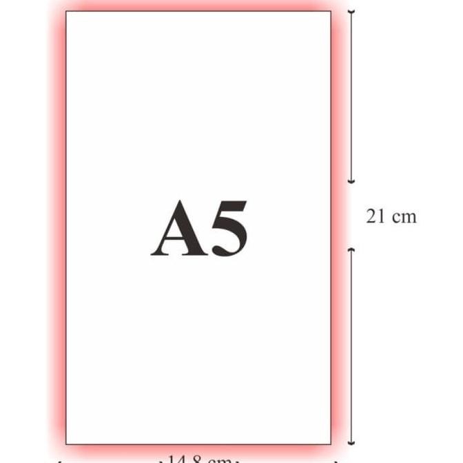 Er-23 Kertas A5 75Gr Kertas Hvs Putih Kertas Potong A-5 Kertas Putih 1