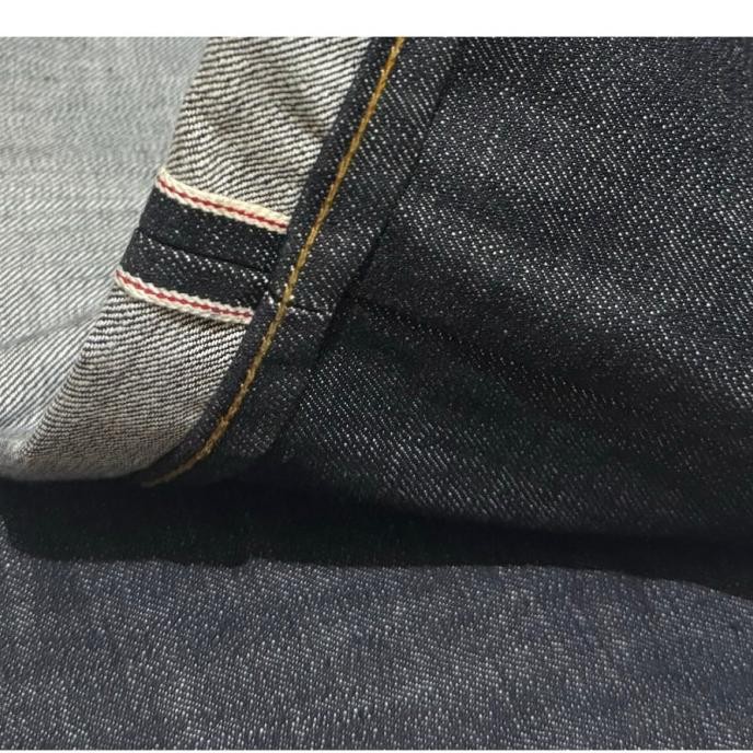 Sale Momotaro Jeans Stripe Army (Japan Blue X Momotaro Collaboration)