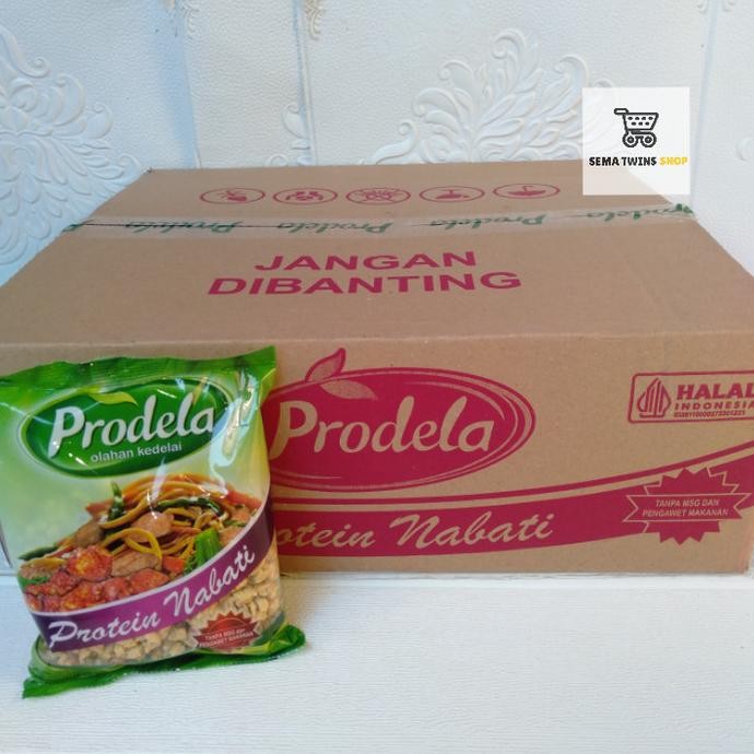 

Terlaris! 1 Dus Prodela 250Gr X 24Pcs Protein Nabati Daging Analog