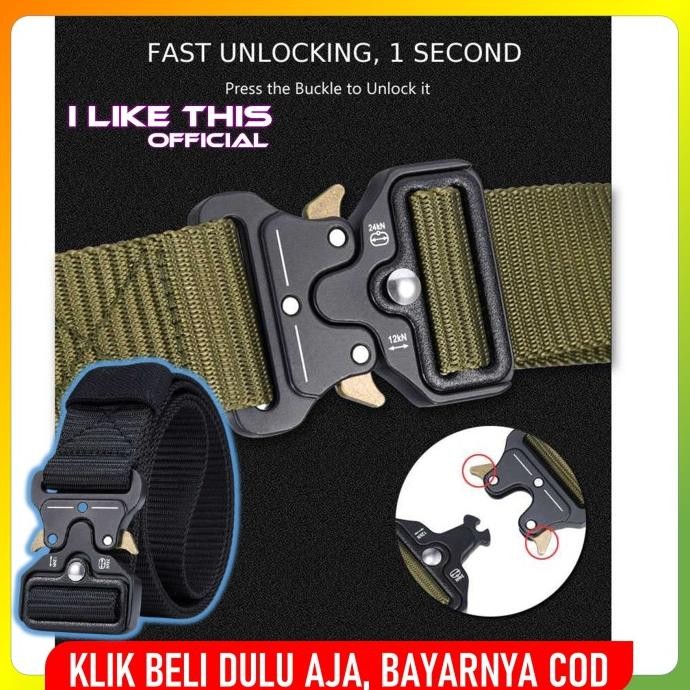 Ori - Ikat Pinggang Gesper tactical pria military Army
