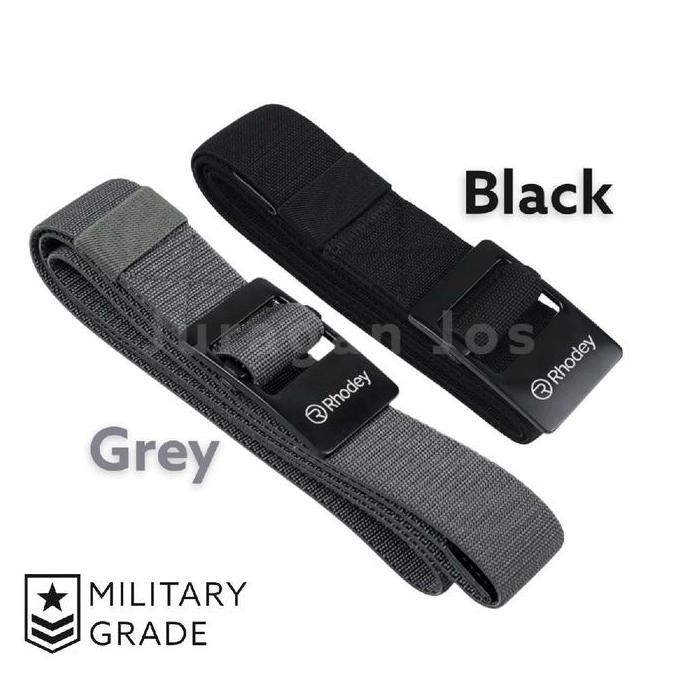 Ori - TERMURAH Rhodey Tali Ikat Pinggang Pria Sabuk Army Military Tactical Gesper Metal 120 cm