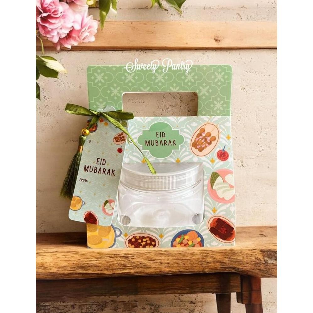 

Box hampers Lebaran kotak packaging Sleeve Toples jar Idul Fitri
