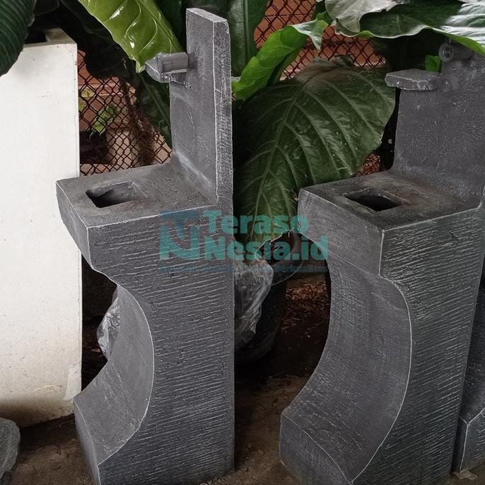 Wastafel Cuci Tangan / Wastafel Motif Batu /Kaki Wastafel Motif Batu Co