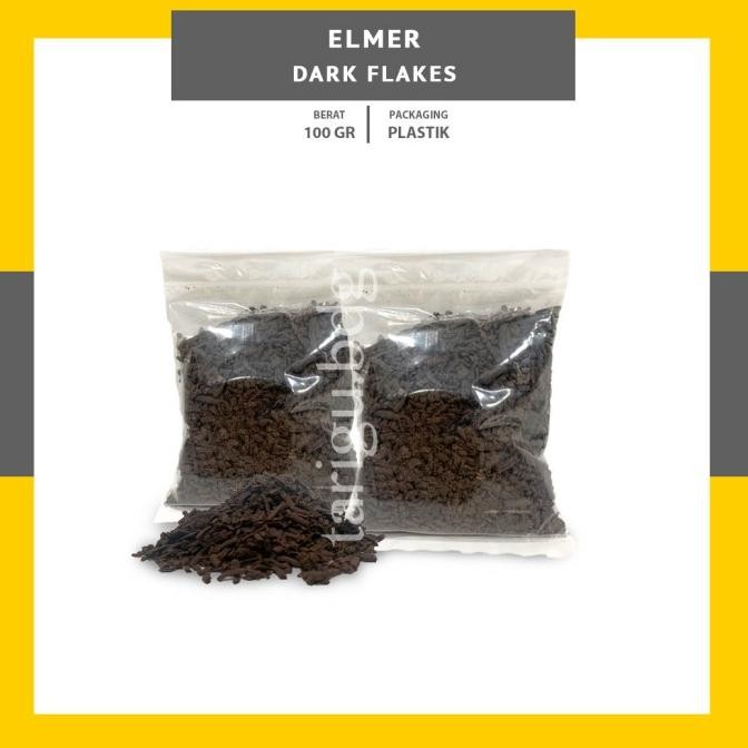 

CHOCOLATE FLAKES SQUARE ELMER 100GR - TOPPING DONAT TOPING DONUT TABUR nUg