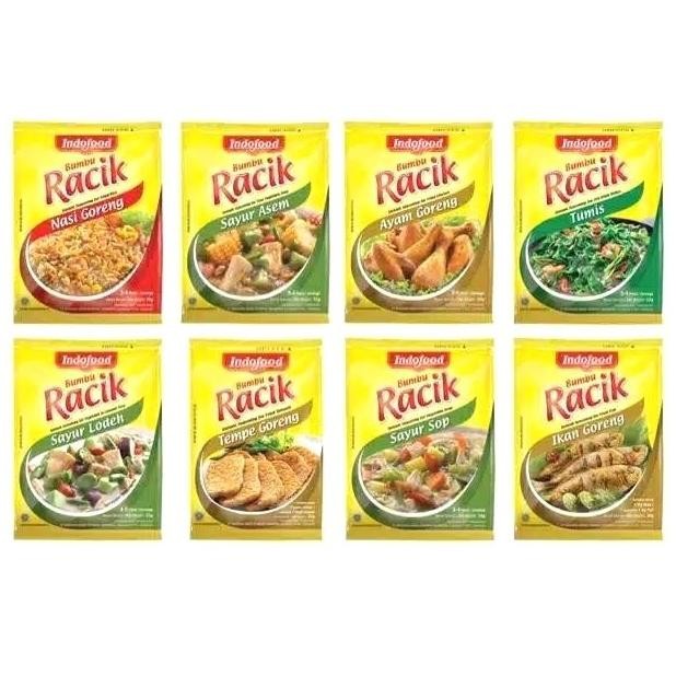 

Bumbu racik indofood bumbu masak instant 1 renceng isi 10 bks nUg