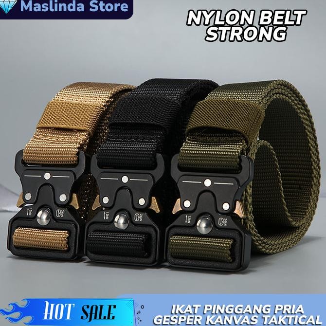 Ori - Tali Belt Ikat Pinggang Nylon Army Military Tactical 125 cm