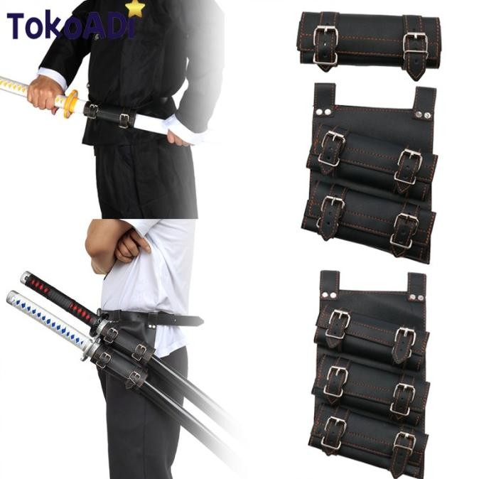 Ori - Belt Sabuk Pedang /Belt Pedang Kulit Sarung Pinggang 1/2/3 Slot