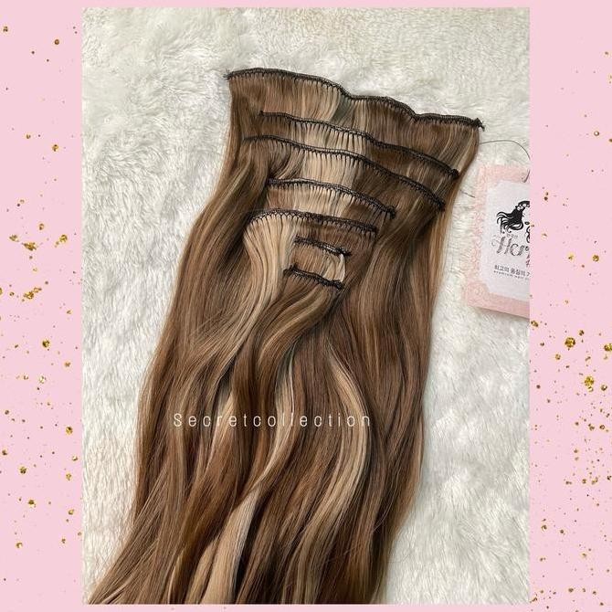 Hairclip 7Layer Series Caramel Latte Original