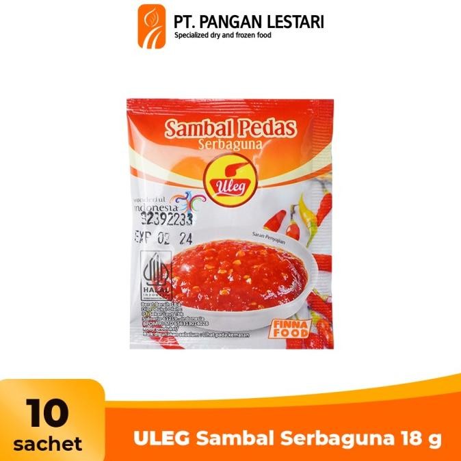 

Uleg Sambal Pedas Serbaguna Sachet 20 gr nUg