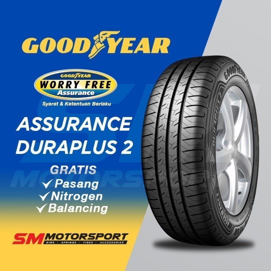 Ban Mobil Good Year Goodyear Assurance Duraplus 2 185 70 r14 14 Avanza Xenia Calya Sigra